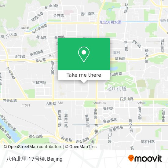 八角北里-17号楼 map
