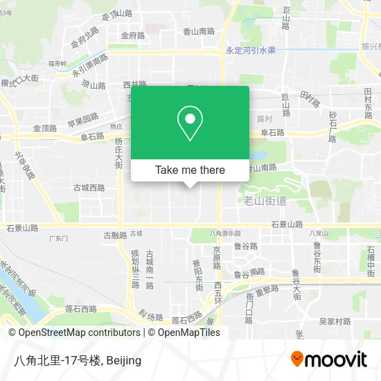 八角北里-17号楼 map