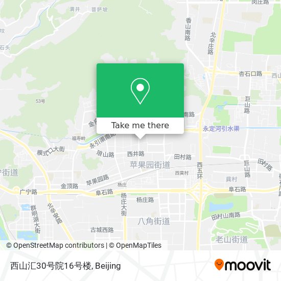 西山汇30号院16号楼 map