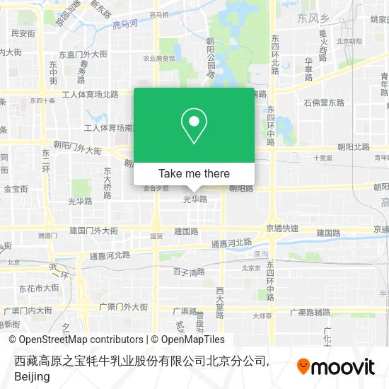 西藏高原之宝牦牛乳业股份有限公司北京分公司 map