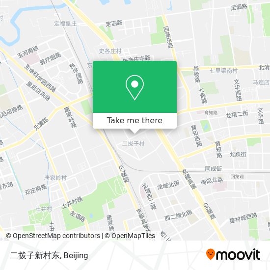 二拨子新村东 map