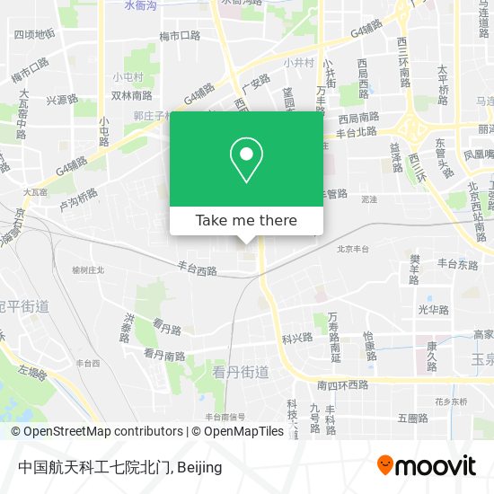 中国航天科工七院北门 map