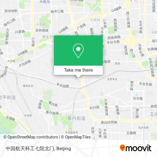 中国航天科工七院北门 map