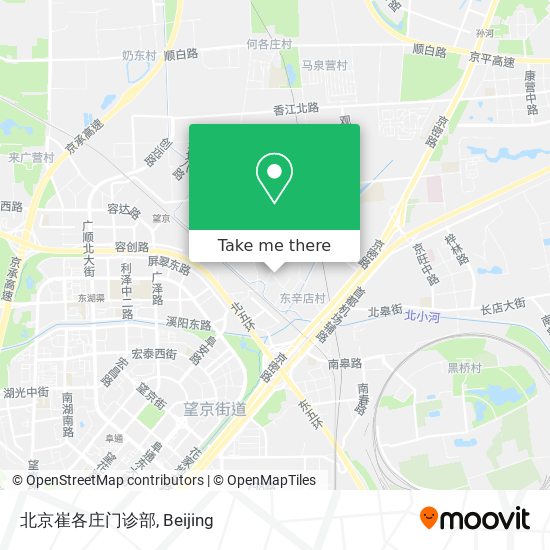 北京崔各庄门诊部 map