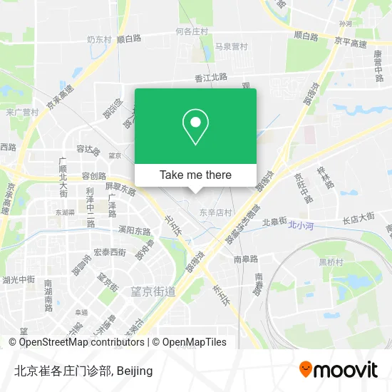 北京崔各庄门诊部 map