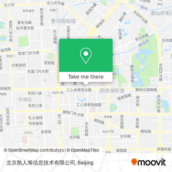 北京熟人筹信息技术有限公司 map