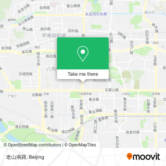 老山南路 map