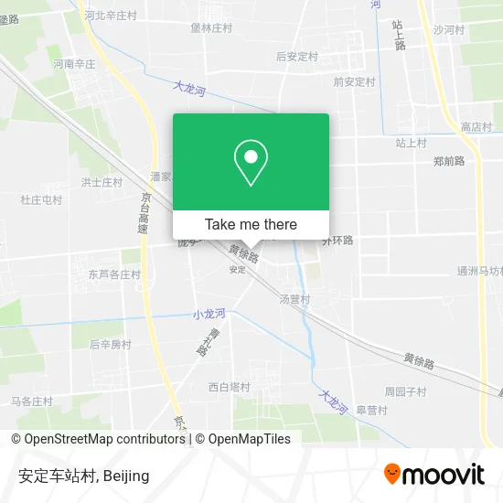 安定车站村 map