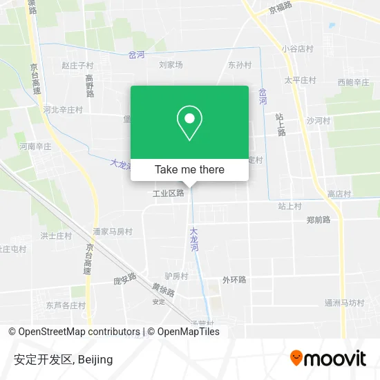 安定开发区 map