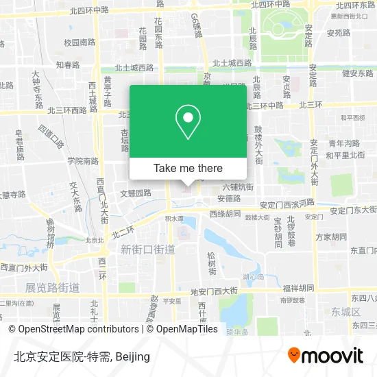 北京安定医院-特需 map