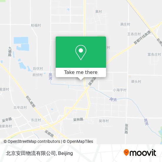 北京安田物流有限公司 map