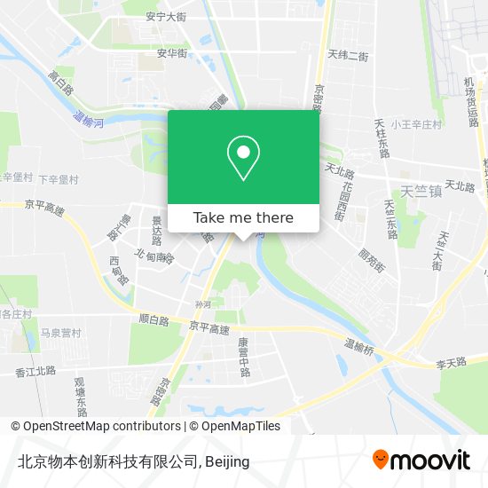 北京物本创新科技有限公司 map