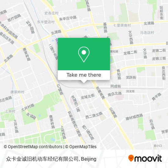 众卡金诚旧机动车经纪有限公司 map