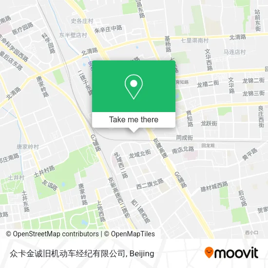 众卡金诚旧机动车经纪有限公司 map
