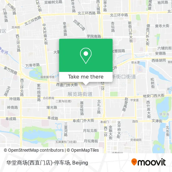 华堂商场(西直门店)-停车场 map