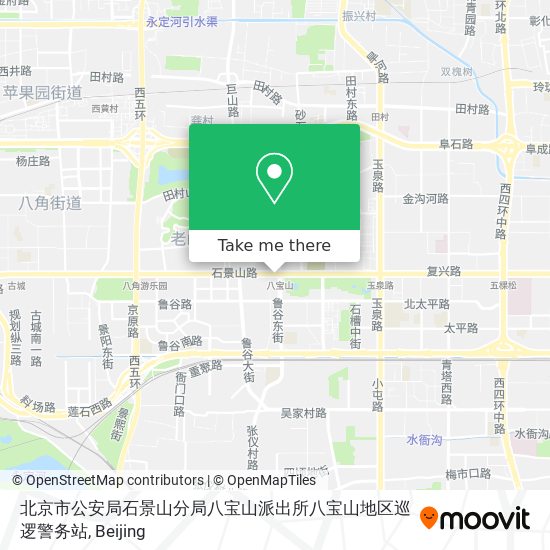 北京市公安局石景山分局八宝山派出所八宝山地区巡逻警务站 map