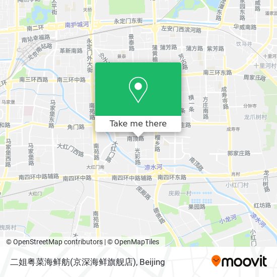 二姐粤菜海鲜舫(京深海鲜旗舰店) map