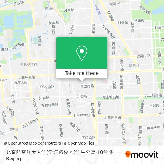 北京航空航天大学(学院路校区)学生公寓-10号楼 map