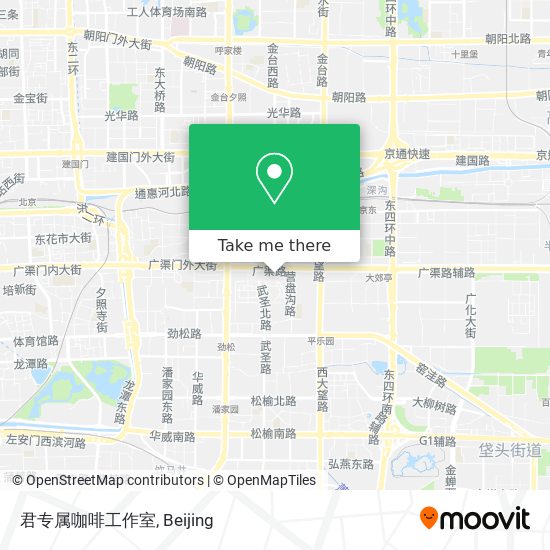 君专属咖啡工作室 map