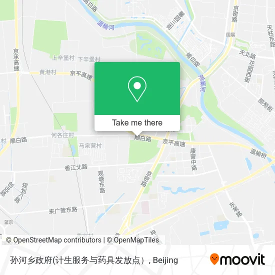 孙河乡政府 map