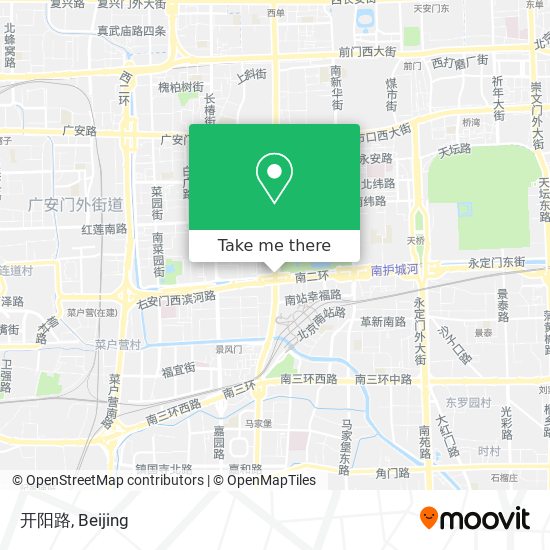 开阳路 map