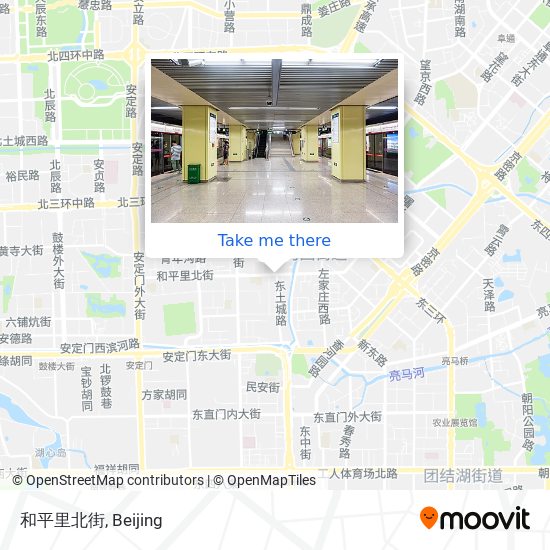 和平里北街 map