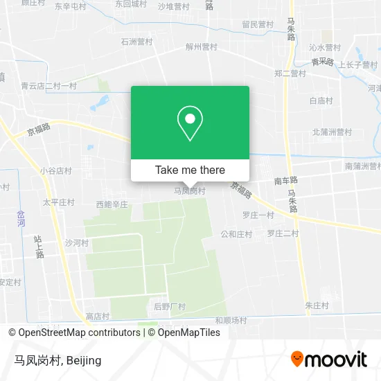 马凤岗村 map