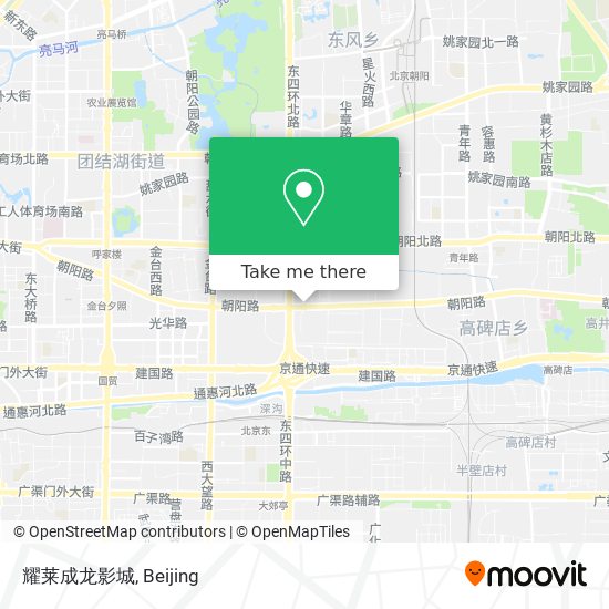 耀莱成龙影城 map
