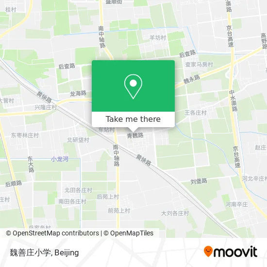魏善庄小学 map