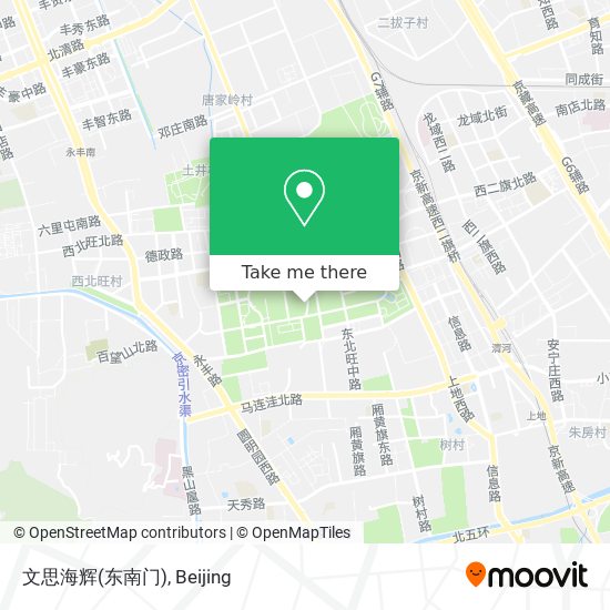 文思海辉(东南门) map
