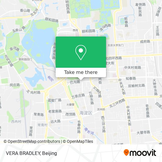 VERA BRADLEY map
