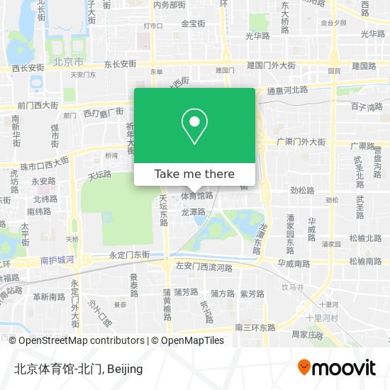 北京体育馆-北门 map