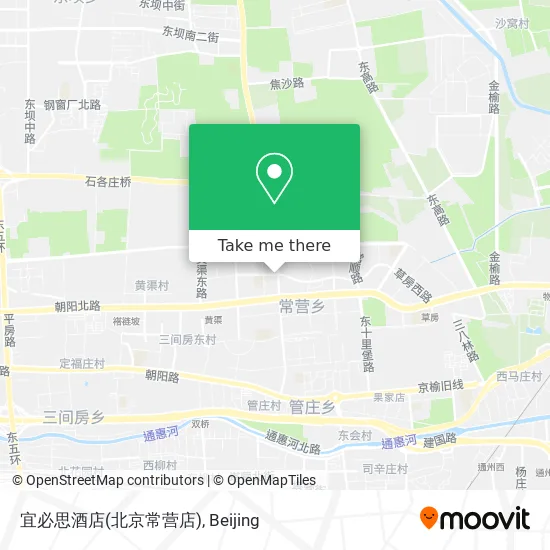 宜必思酒店(北京常营店) map