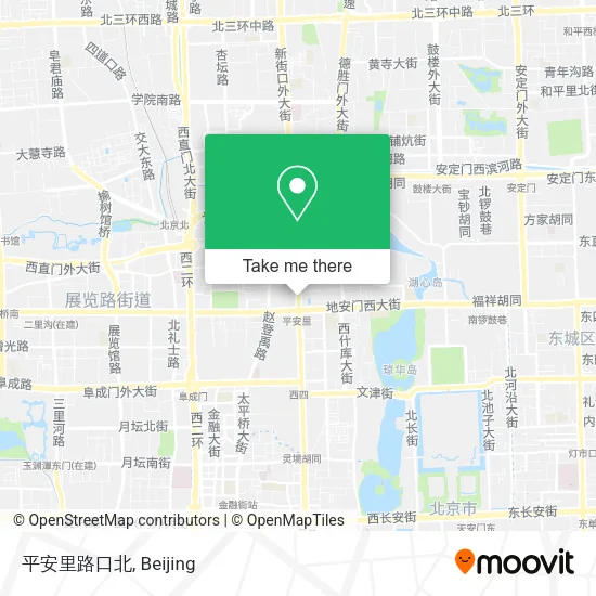 平安里路口北 map