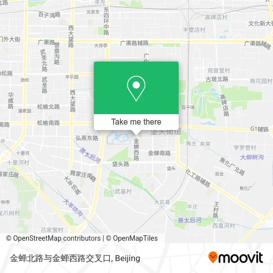 金蝉北路与金蝉西路交叉口 map