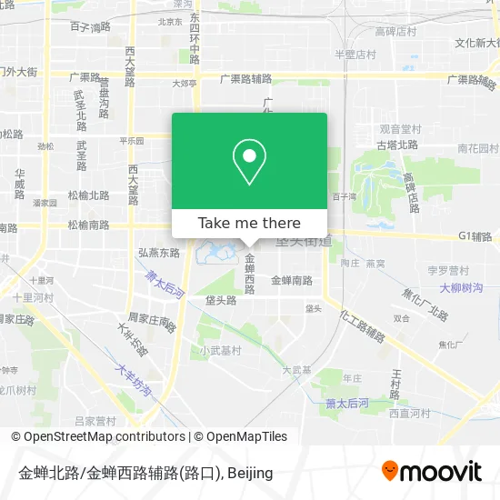 金蝉北路/金蝉西路辅路(路口) map