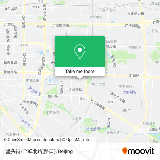 垡头街/金蝉北路(路口) map