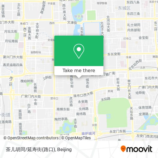 茶儿胡同/延寿街(路口) map