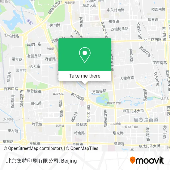 北京集特印刷有限公司 map