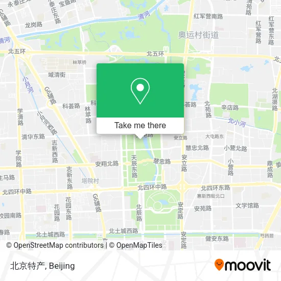 北京特产 map