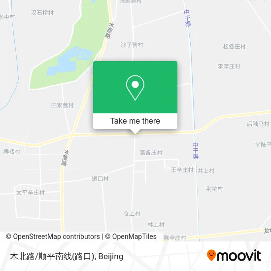 木北路/顺平南线(路口) map