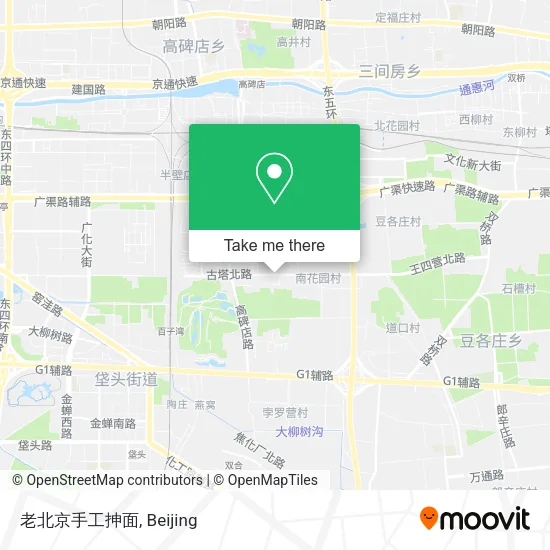 老北京手工抻面 map