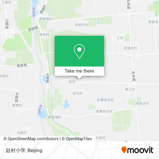 赵村小学 map