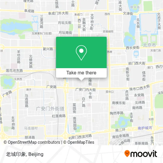 老城印象 map