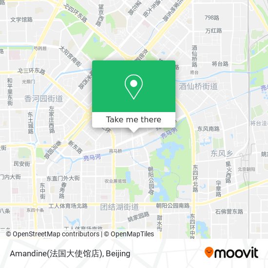 Amandine(法国大使馆店) map