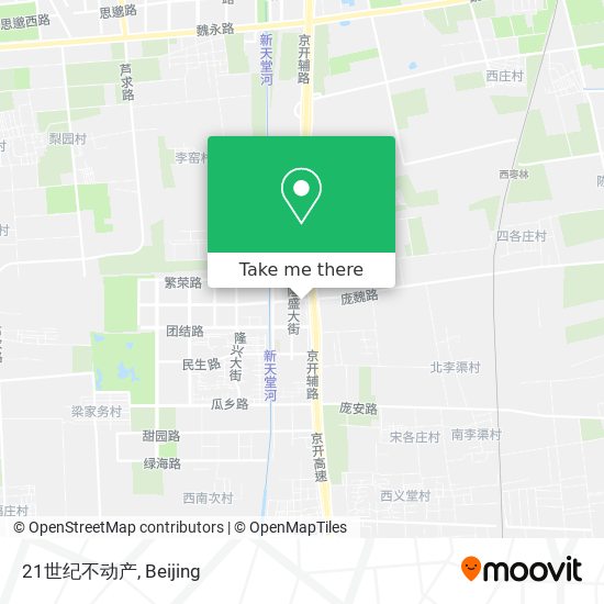 21世纪不动产 map