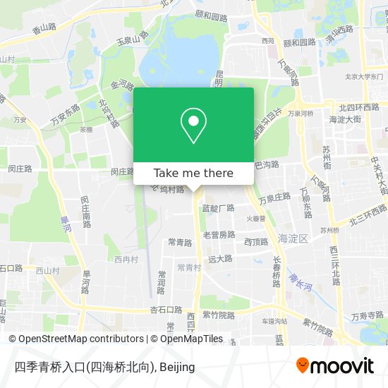 四季青桥入口(四海桥北向) map