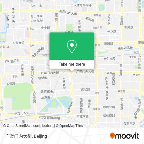 广渠门内大街 map