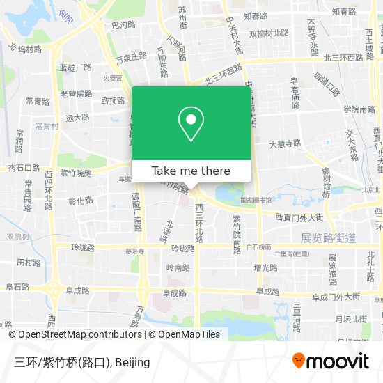 三环/紫竹桥(路口) map