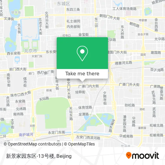 新景家园东区-13号楼 map